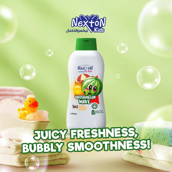 Nexton Kids Shampoo 3 in 1 250ml (Water Melon)