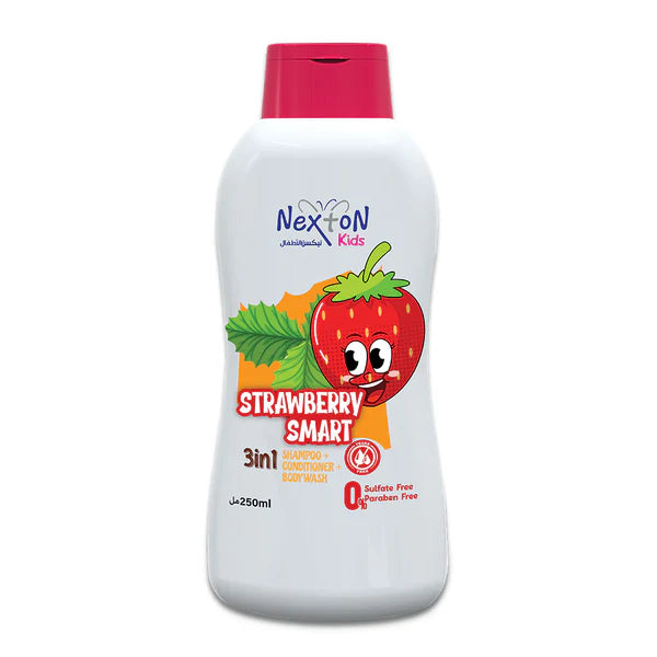 Nexton kids shampoo 3 in 1 250ml (Strawberry)